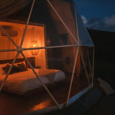 Ananta Forest - Glamping Dome - Hot Tub - Sunset & Gulf View Monteverde Exterior photo