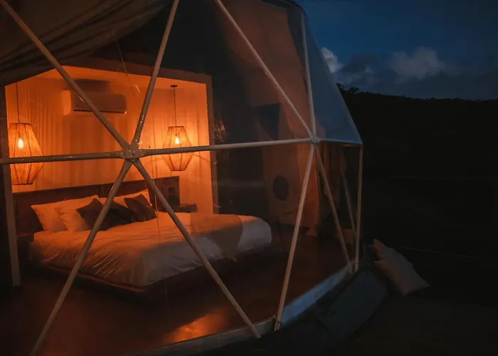 Ananta Forest - Glamping Dome - Hot Tub - Sunset & Gulf View